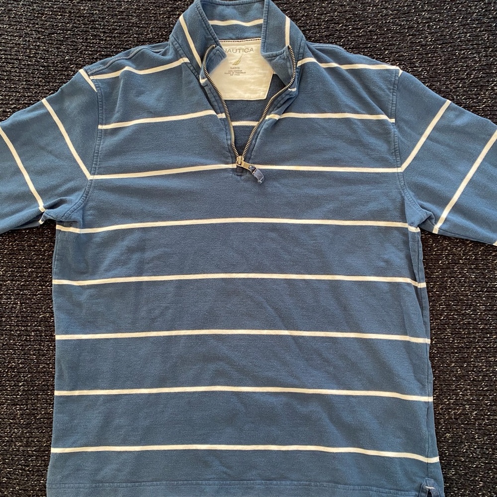 Nautica Striped 1/4 Zip